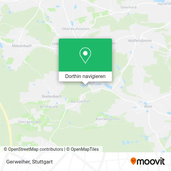 Gerweiher Karte
