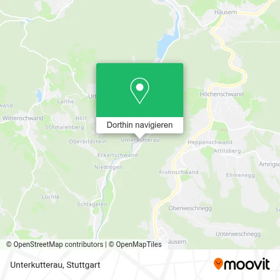 Unterkutterau Karte