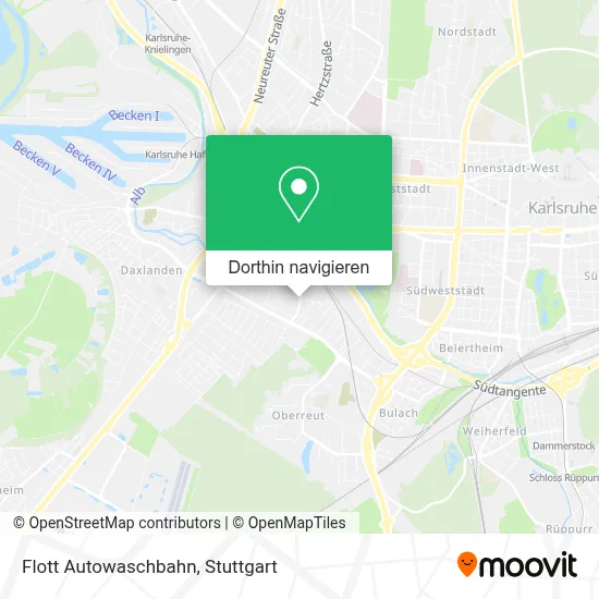 Flott Autowaschbahn Karte