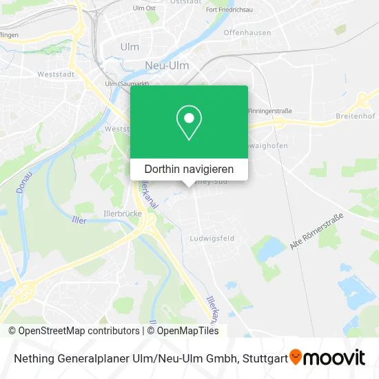 Nething Generalplaner Ulm / Neu-Ulm Gmbh Karte