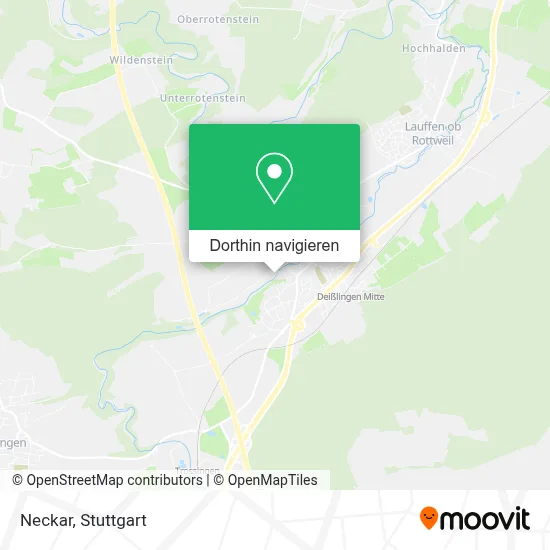 Neckar Karte