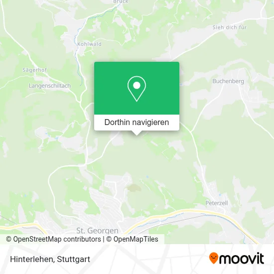 Hinterlehen Karte