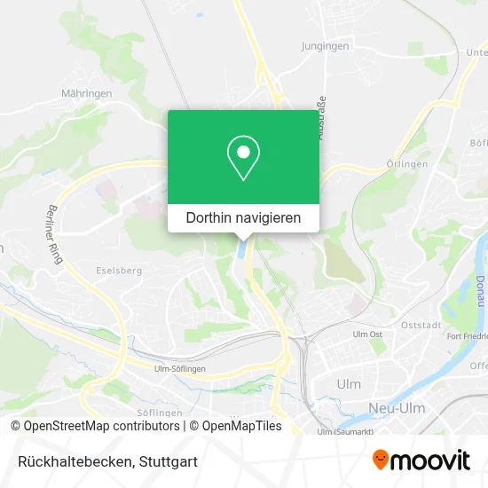 Rückhaltebecken Karte