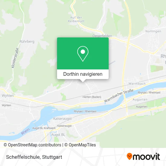 Scheffelschule Karte