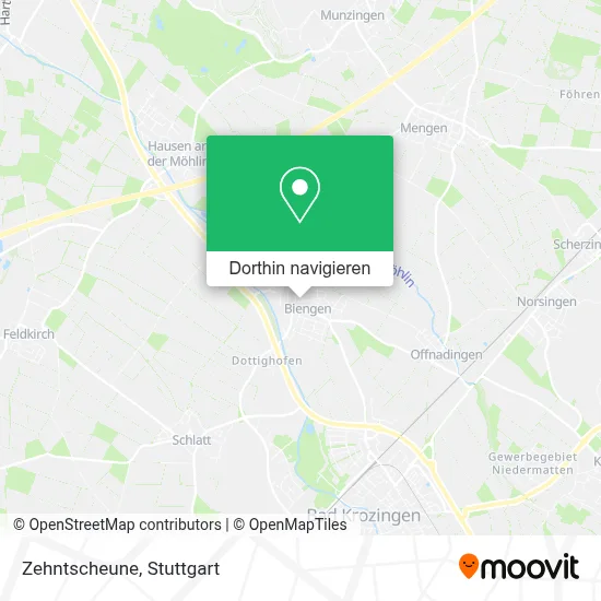 Zehntscheune Karte