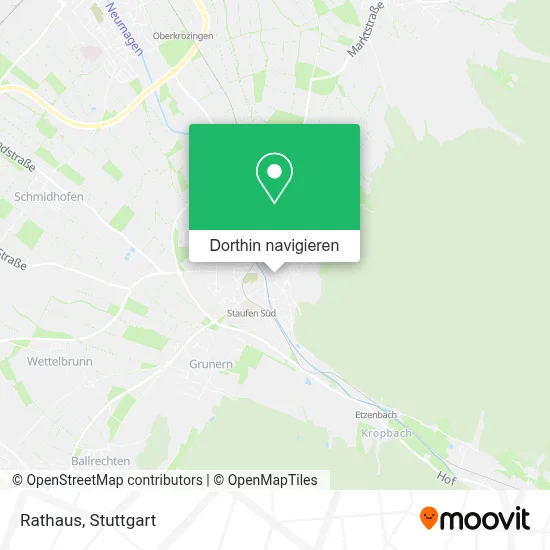 Rathaus Karte