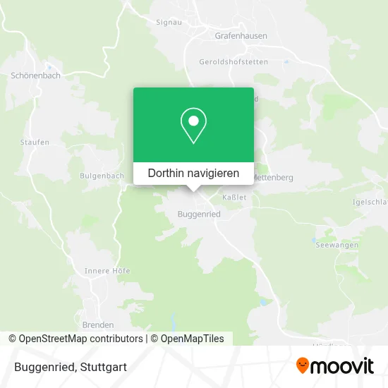 Buggenried Karte