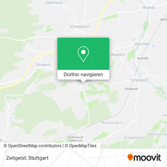 Zeitgeist Karte