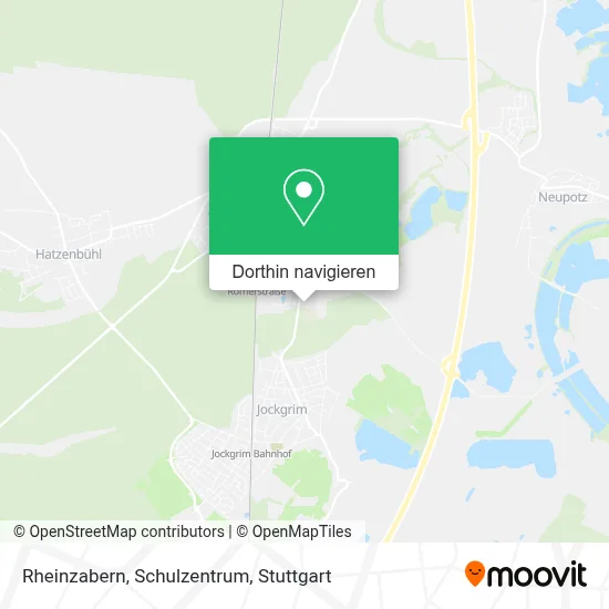 Rheinzabern, Schulzentrum Karte