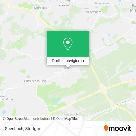 Spesbach Karte