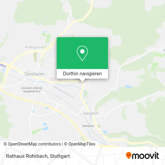 Rathaus Rohrbach Karte