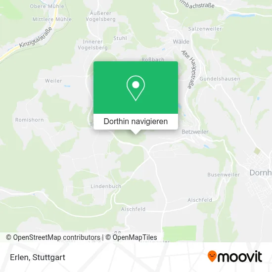 Erlen Karte