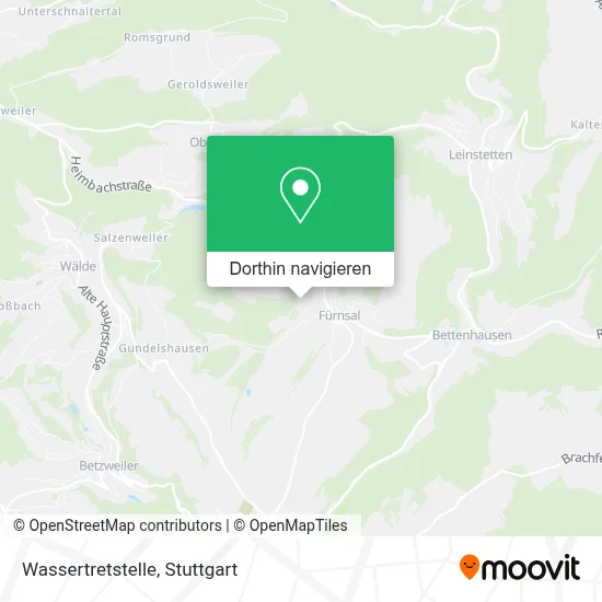 Wassertretstelle Karte
