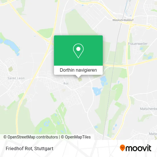 Friedhof Rot Karte