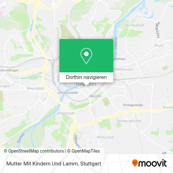 Mutter Mit Kindern Und Lamm Karte