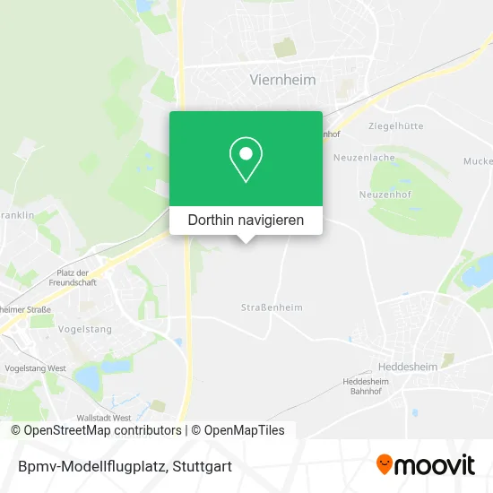 Bpmv-Modellflugplatz Karte