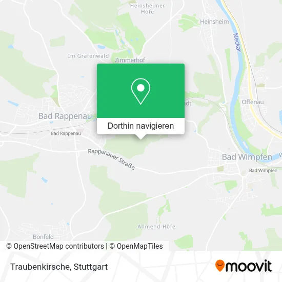 Traubenkirsche Karte
