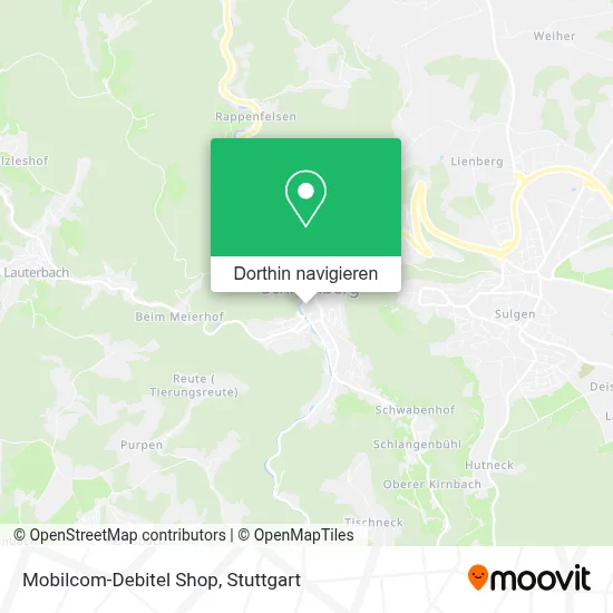 Mobilcom-Debitel Shop Karte