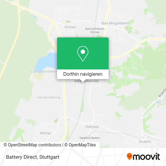 Battery Direct Karte