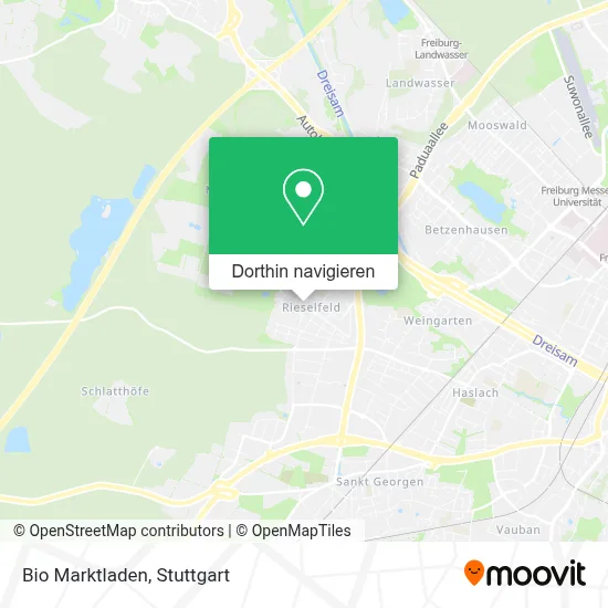 Bio Marktladen Karte