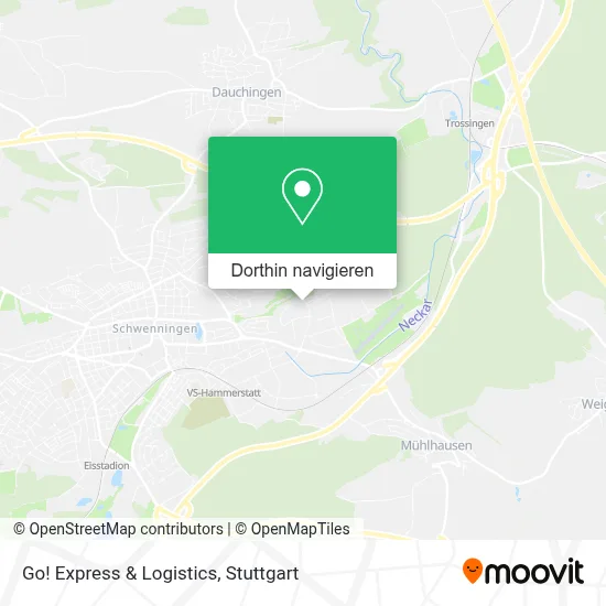 Go! Express & Logistics Karte