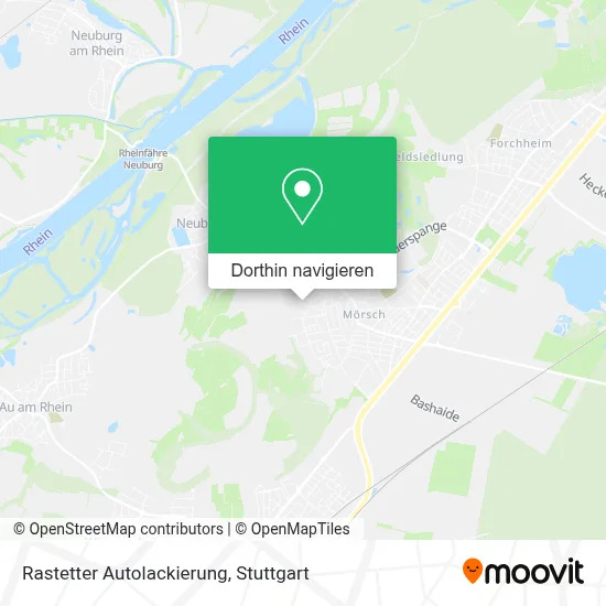 Rastetter Autolackierung Karte