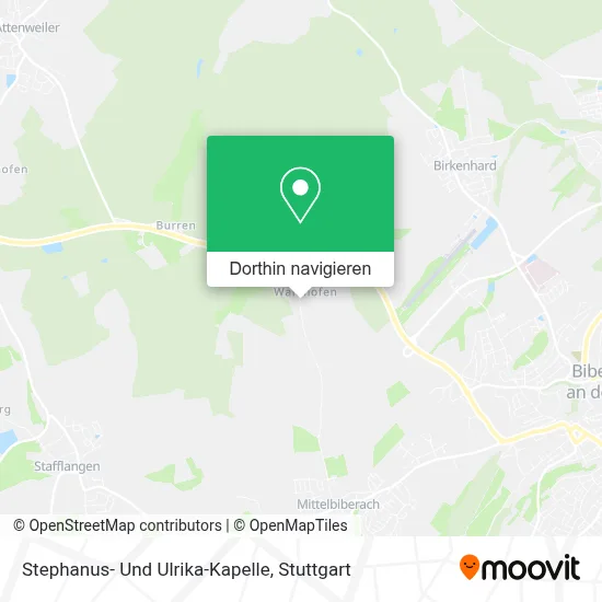 Stephanus- Und Ulrika-Kapelle Karte
