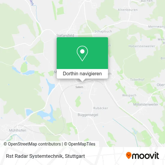 Rst Radar Systemtechnik Karte