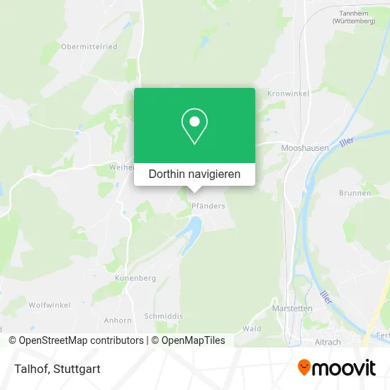 Talhof Karte