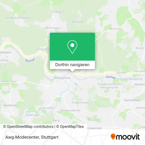 Awg-Modecenter Karte