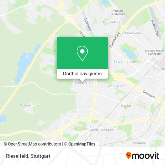 Rieselfeld Karte