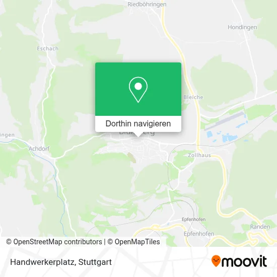 Handwerkerplatz Karte