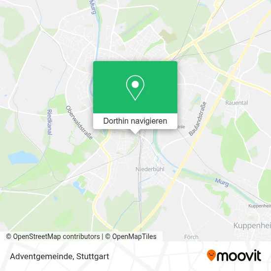 Adventgemeinde Karte