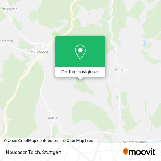 Neuseser Teich Karte
