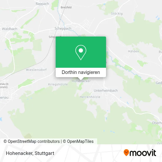 Hohenacker Karte