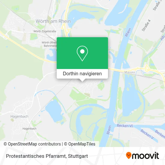 Protestantisches Pfarramt Karte