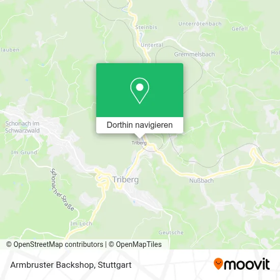 Armbruster Backshop Karte