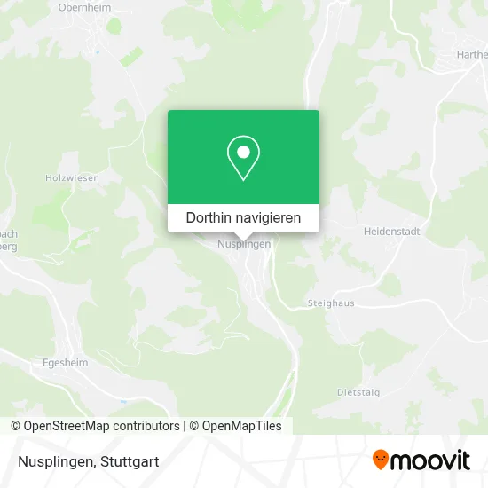 Nusplingen Karte