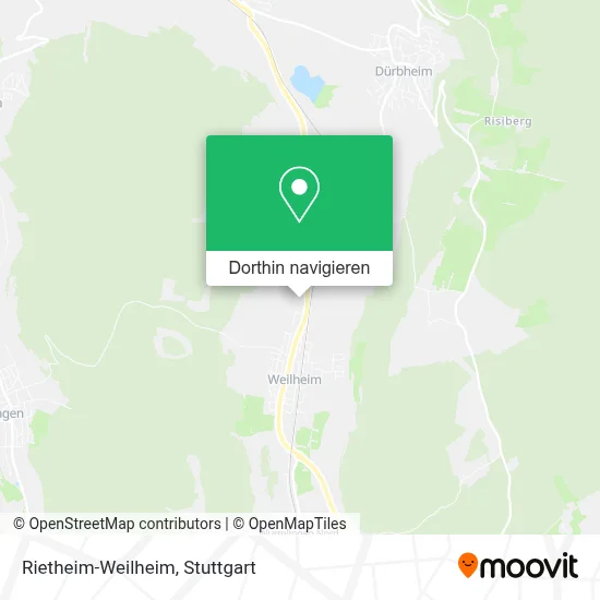 Rietheim-Weilheim Karte