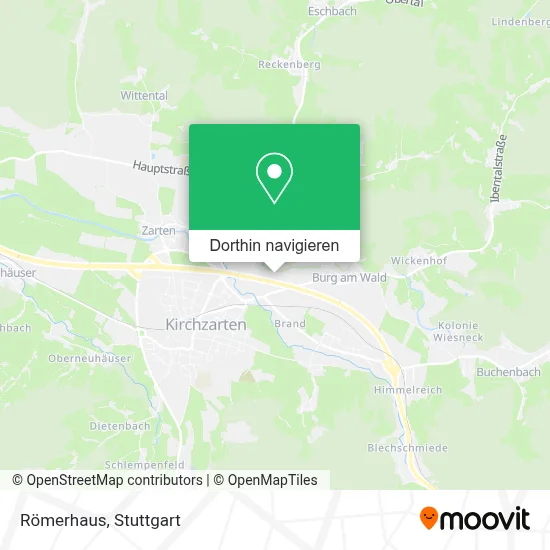 Römerhaus Karte