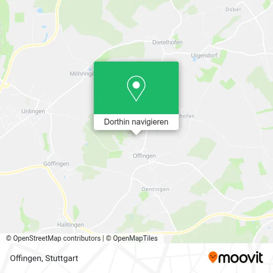 Offingen Karte