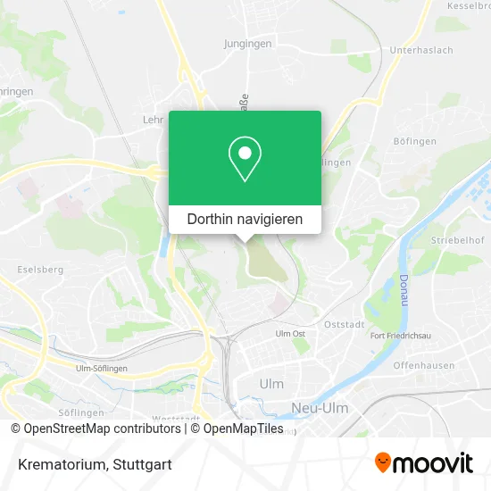 Krematorium Karte