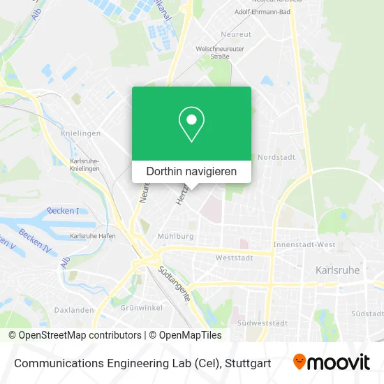 Communications Engineering Lab (Cel) Karte
