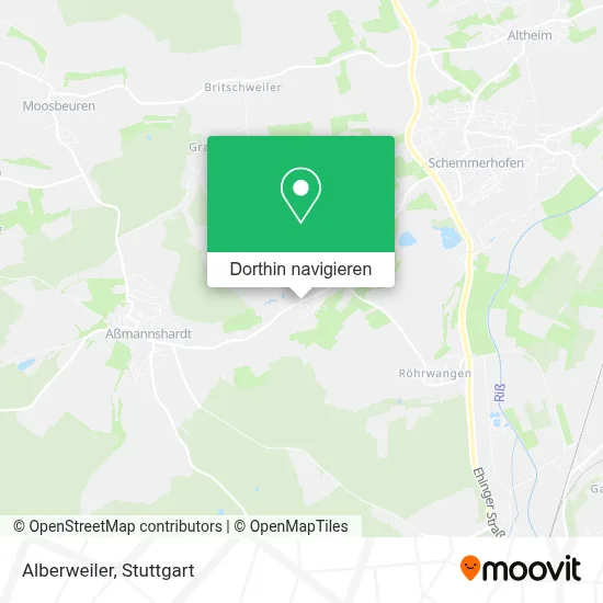 Alberweiler Karte