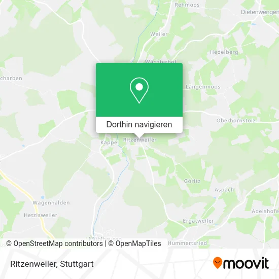 Ritzenweiler Karte