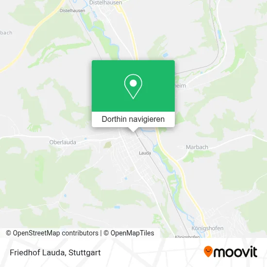 Friedhof Lauda Karte
