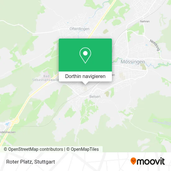 Roter Platz Karte