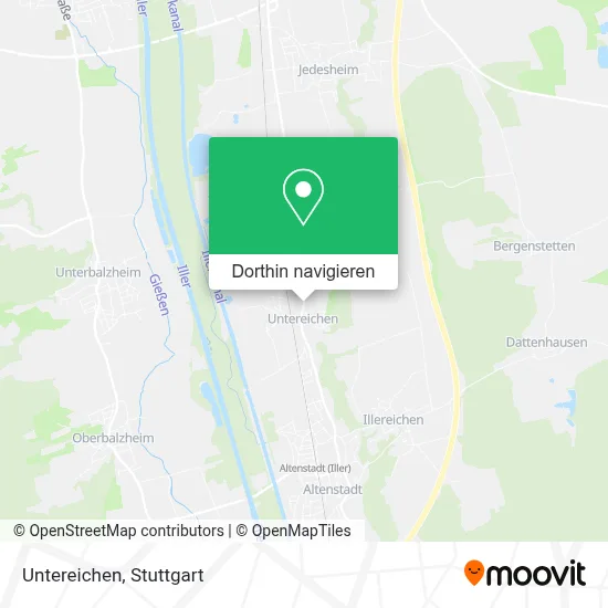 Untereichen Karte