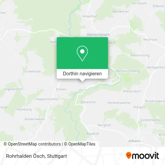 Rohrhalden Ösch Karte