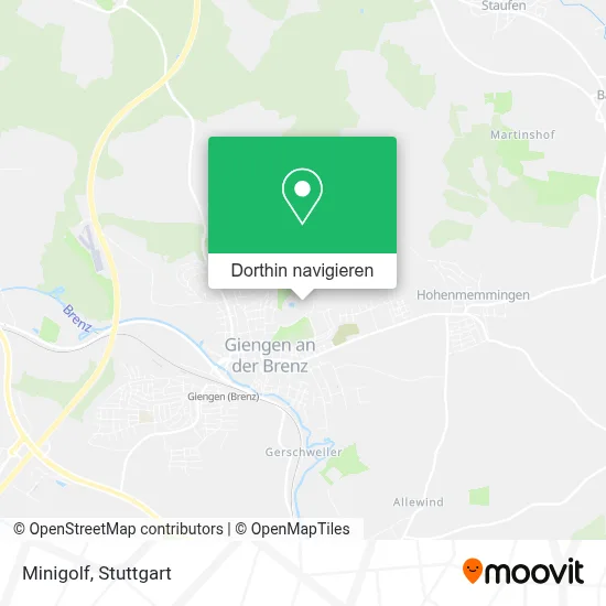 Minigolf Karte